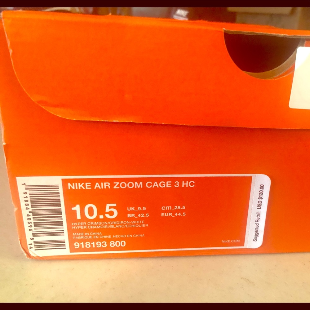 Nike Air Zoom Cage 3 HC - tennis court shoes 🎾